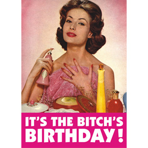 Bitch's Birthday Card - £3.49 : Next Day Delivery Gifts | Mens & Ladies ...
